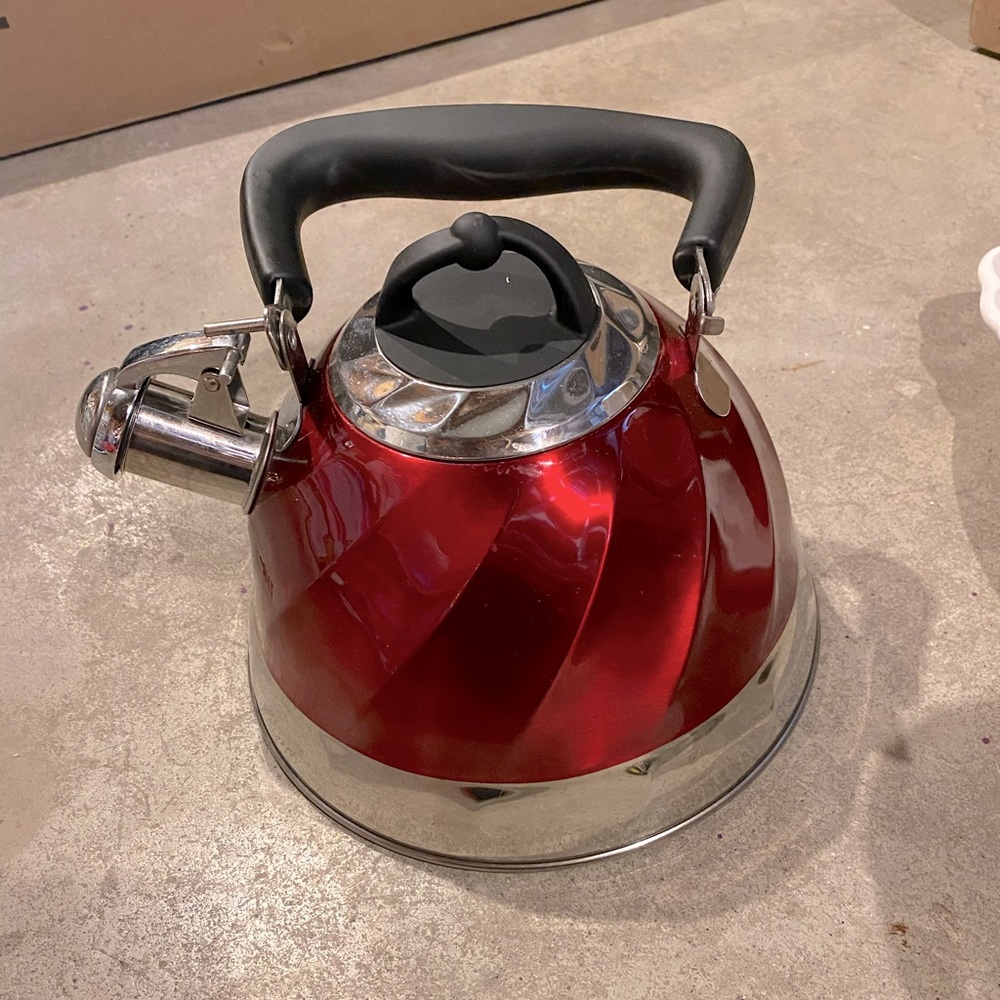 Red Stove Top Kettle